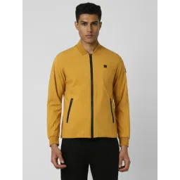 Van Heusen Yellow Regular Fit Bomber Jacket-picture-44