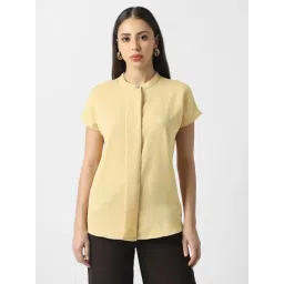 Van Heusen Yellow Regular Fit Shirt-picture-17