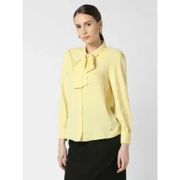 Van Heusen Yellow Regular Fit Shirt image 3