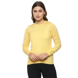Van Heusen Yellow Regular Fit Sweater-picture-40