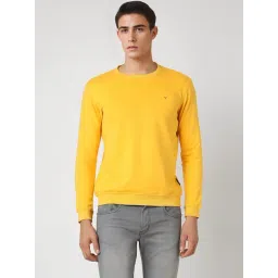 Van Heusen Yellow Regular Fit Sweatshirt-picture-37