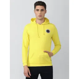 Van Heusen Yellow Slim Fit Hooded SweatShirt-picture-36