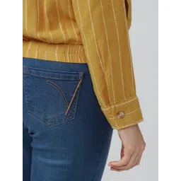 Van Heusen Yellow Striped Jacket image 5