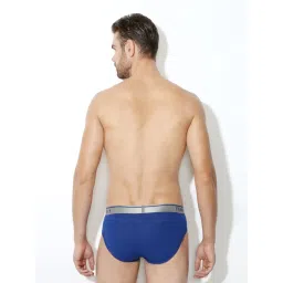 van heusen Vh Innerwear Blue Cotton Regular Fit Briefs image 2