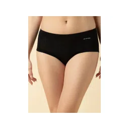 Van Heusen Woman Lingerie and Athleisure Black Textured Mid Rise Modal Hipster Panty-picture-10