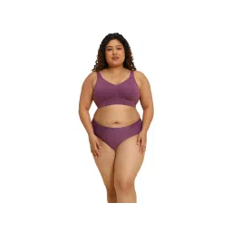 van heusen woman lingerie and athleisure Van Heusen Women Plus Size & Wireless Minimizer Bra - Purple Gum Drop-picture-24