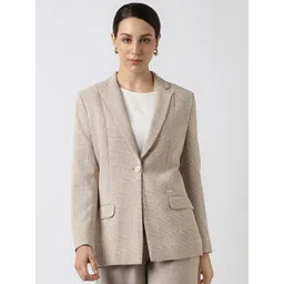Van Heusen Woman Checked Single Breasted Formal Blazer-picture-29