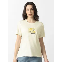 Van Heusen Woman Graphic Printed Round Neck Cotton Regular Fit T-shirt-picture-28