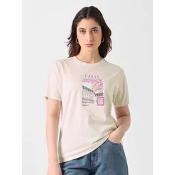 Van Heusen Woman Graphic Printed Round Neck Short Sleeves T-shirt-picture-44