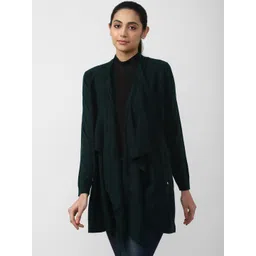 Van Heusen Woman Green Front Open sweater-picture-37