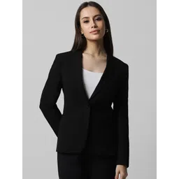 Van Heusen Woman Notched Lapel Long Sleeves Regular Fit Single Breasted Blazer-picture-27