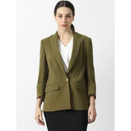 Van Heusen Woman Notched Lapel Single-Breasted Formal Blazers-picture-26