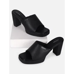 Van Heusen Woman PU Block Mules-picture-20