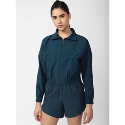 Van Heusen Woman Shirt Collar Crop Sporty Jacket-picture-31