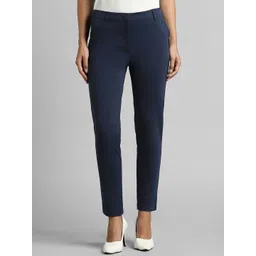 Van Heusen Woman Solid Mid-Rise Trousers-picture-33