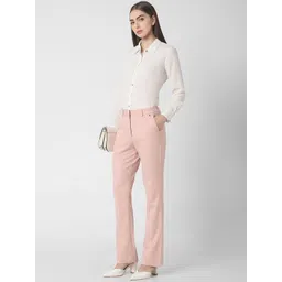 Van Heusen Woman Solid Printed Bootcut Women Trousers image 4