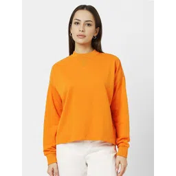 Van Heusen Woman Solid Round Neck Sweatshirt-picture-20