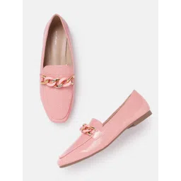 Van Heusen Woman Textured Loafers with Chain Detail-picture-26