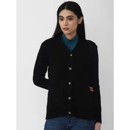 Van Heusen Woman Women Black Cardigan Sweater-picture-30