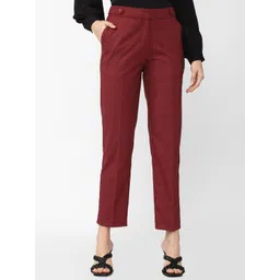 Van Heusen Woman Women Maroon Trousers-picture-18