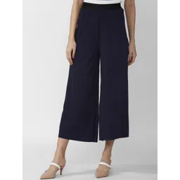 Van Heusen Woman Women Navy Blue Culottes Trousers-picture-23