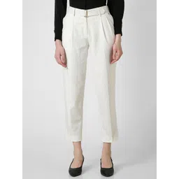 Van Heusen Woman Women Striped Pleated Trousers-picture-27