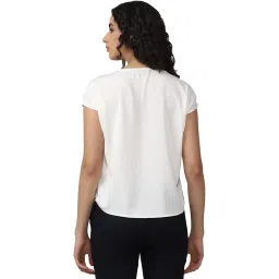 van heusen Women's Cotton Solid Regular Fit Tops image 2