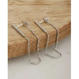 vanbelle VANE116 925 Sterling Silver Rhodium-Plated Drop Earrings-picture-44