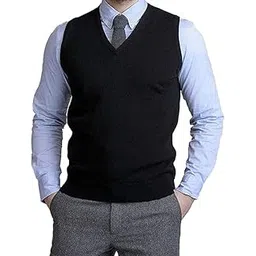 vancher Men Half Sleeve Sweater for Winter-picture-34