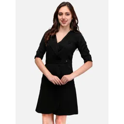 V&M Black Crepe Formal Dress-picture-21