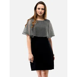 V&M Black Scuba Sheath Dress-picture-13