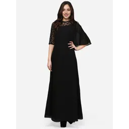 V&M Georgette Maxi Long Gown Dress-picture-24