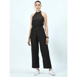 V&M Grey Halter Neck Basic Jumpsuit-picture-44