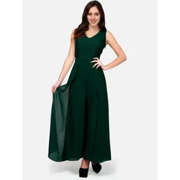 V&M V-Neck Layered Basic Jumpsuit-picture-27
