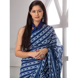 Vanedik Pure Cotton Bagru Saree-picture-18