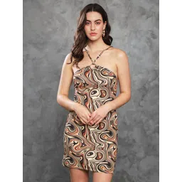VANGULL Print Sheath Dress-image-34
