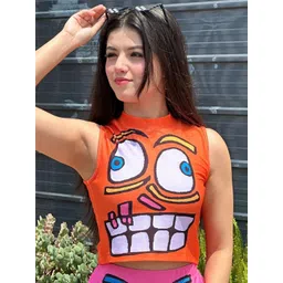 VANGULL Printed High Neck Top-picture-21