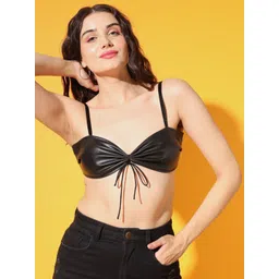 VANGULL Women Shoulder Straps Bralette Super Super Crop Top-picture-34