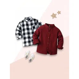 VANI COUTURE Boys Buffalo Checks Checked Casual Shirt-picture-40