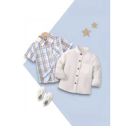 VANI COUTURE Boys Checked Casual Shirt-picture-38