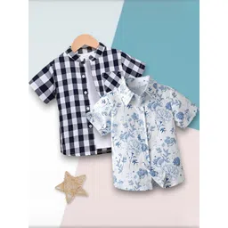 VANI COUTURE Boys Pack Of 2 Printed Shirts-picture-14