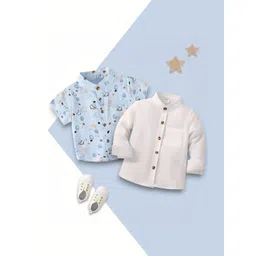 VANI COUTURE Boys Printed Casual Shirt-picture-33