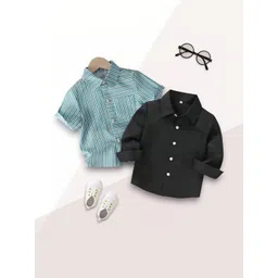 VANI COUTURE Boys Striped Casual Shirt-picture-37
