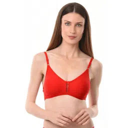 VANILA Red Full Coverage Solid Bra-picture-32