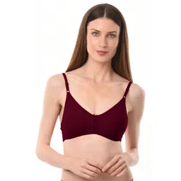 VANILA Women Maroon Full Coverage Bra-picture-22
