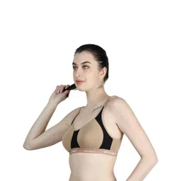 VANILA Women Pack of 2 Colourblocked Full Coverage Bra image 3