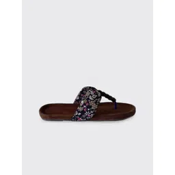 VANIYA SHOES Floral Printed T-Strap Flats-picture-28