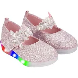 vapolap enterprises | Slip-On Ballerinas for Girls – Pink Comfortable Casual Ballet Flats-picture-46