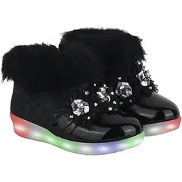 vapolap enterprises | Stylish Zip LED Boots for Girls – Light-Up Boots-picture-50