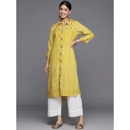 Varanga Bandhani Printed Mirror Work Kurta-picture-14